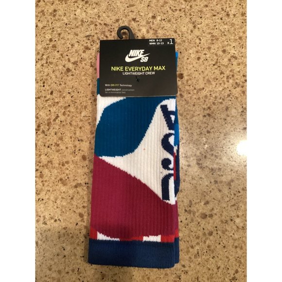 Nike SB X Parra USA Olymplc Federation Kit Men’s Dri Fit Sock Size: 8-12 Large